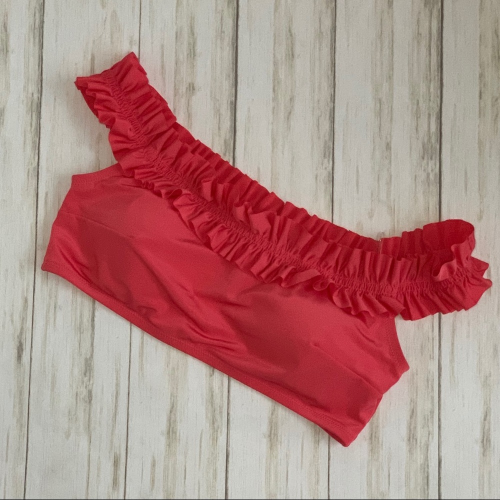 Coral bikini top